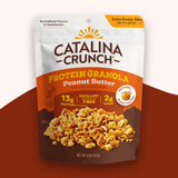 Catalina Crunch Protein Granola Peanut Butter package on a white background