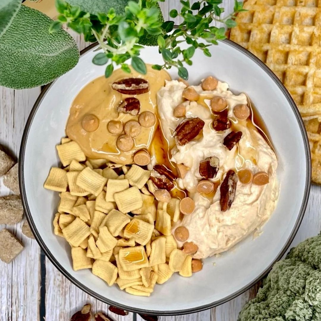 whipped up the ultimate creamy, crunchy treat.
