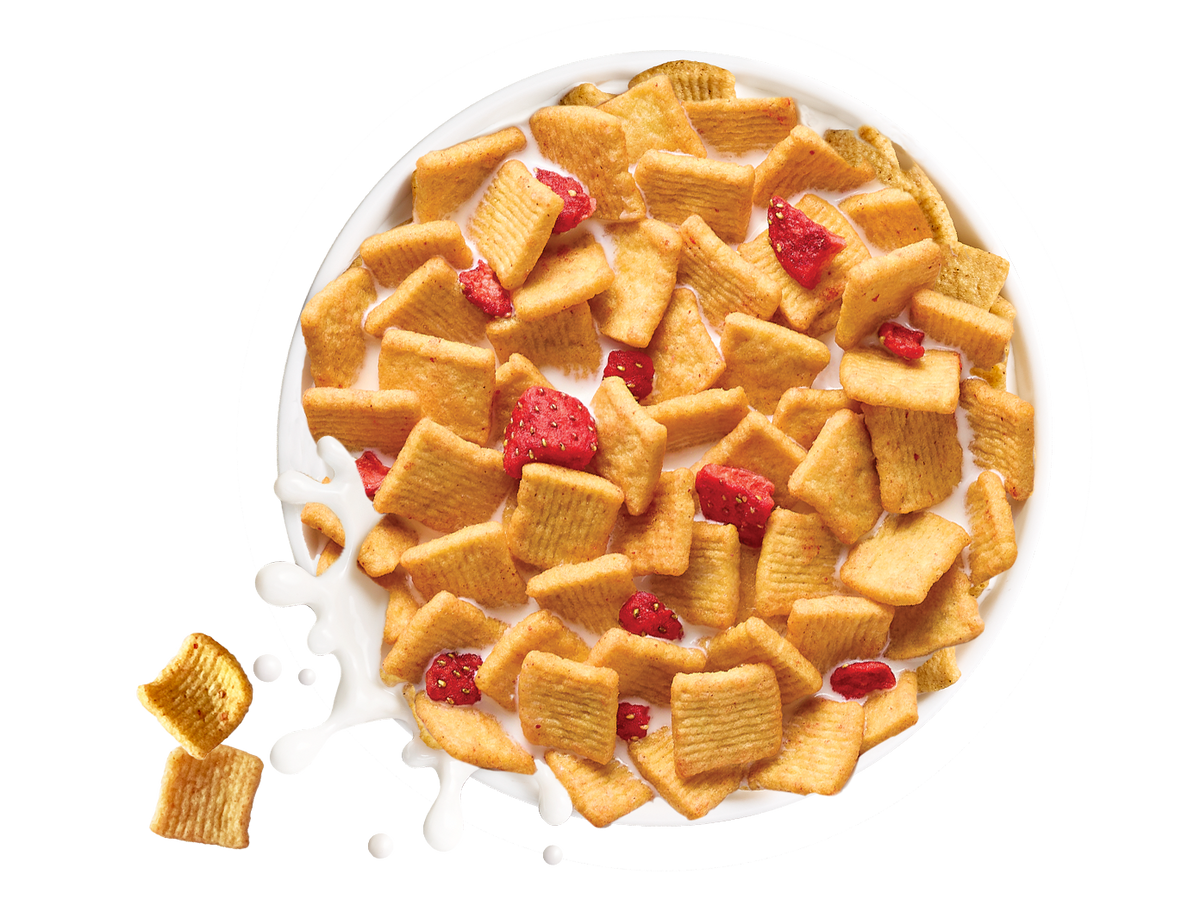 Strawberry Strudel with Strawberries Cereal
