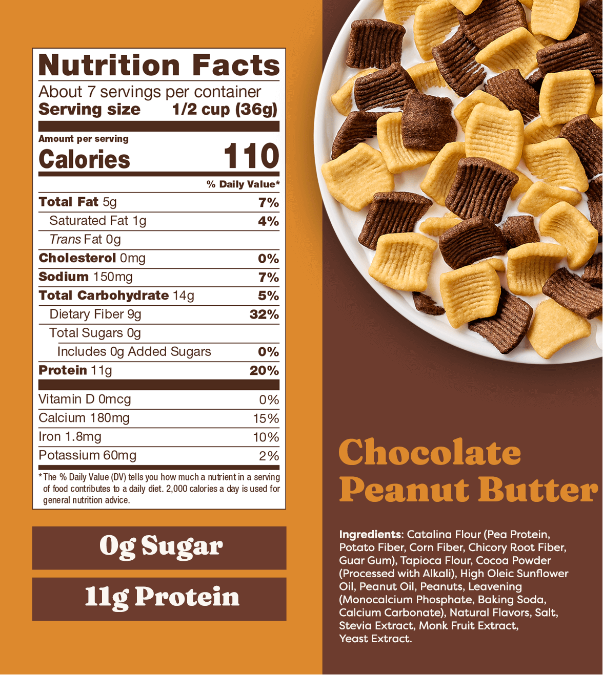 Chocolate Peanut Butter Protein Cereal Catalina Crunch chocolate-peanut-butter-protein-cereal-catalina-crunch