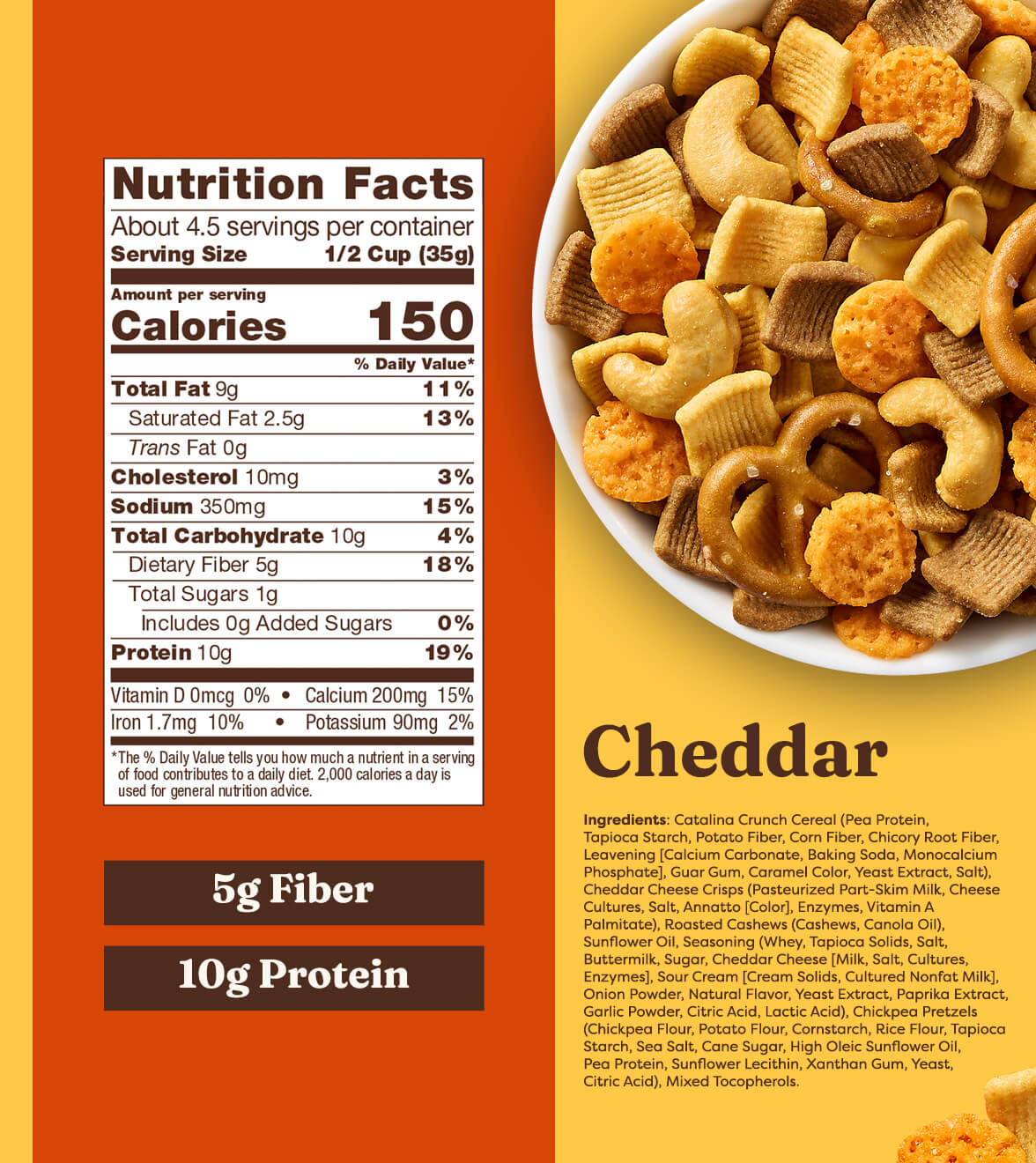 Chedlar Cheddar Protein Snack Mix | Catalina Crunch