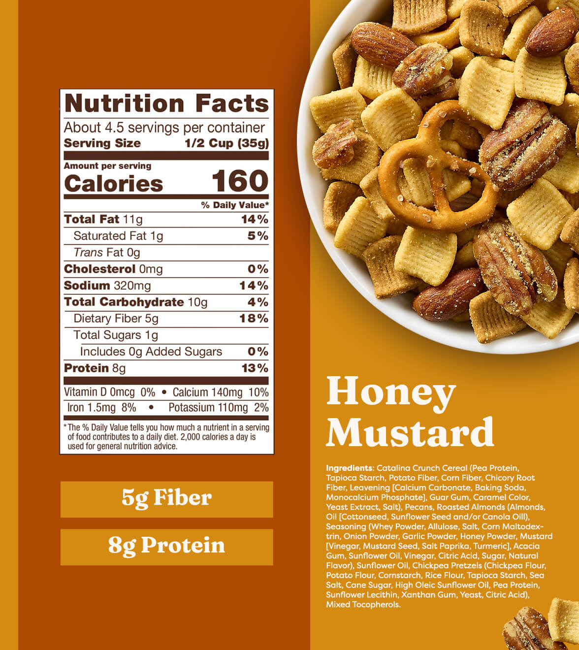 Honey Mustard Snack Mix