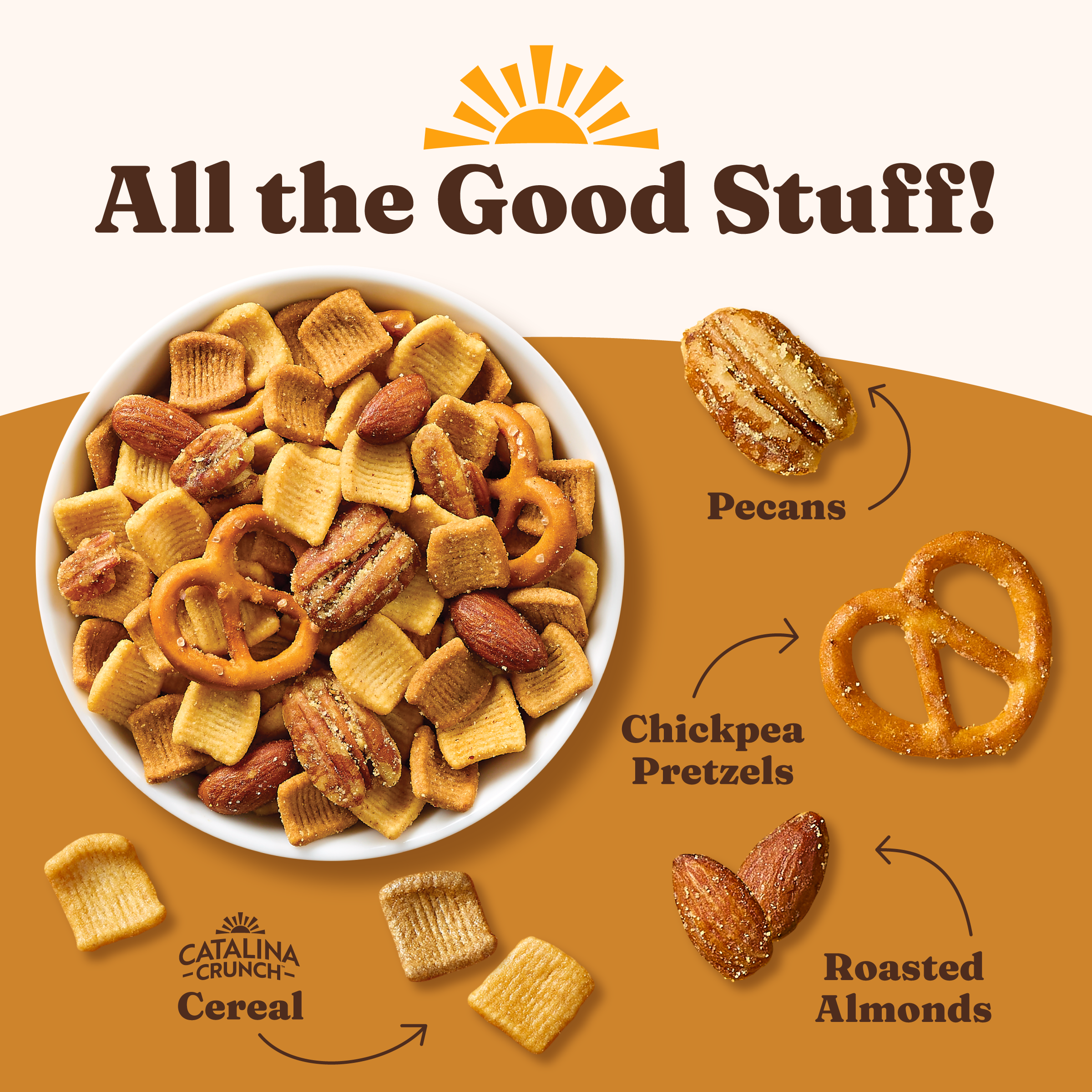 Honey Mustard Snack Mix