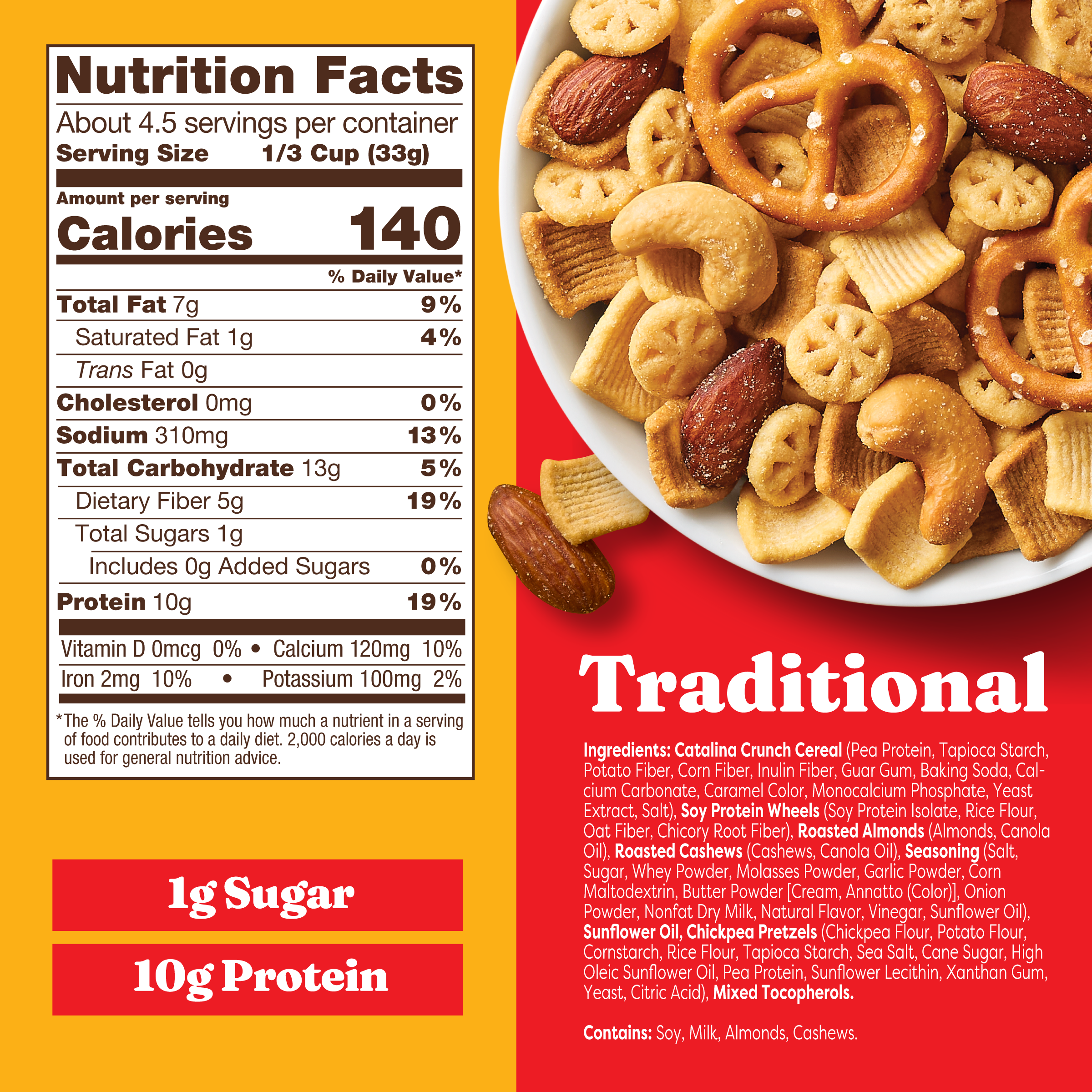 Traditional Snack Mix - High Protein & Gluten-Free | Catalina Crunch