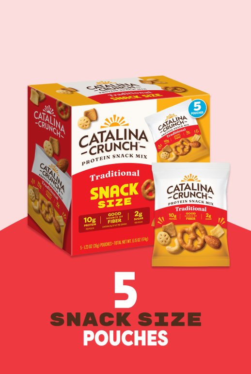Catalina Crunch Protein Snack Mix Snack Size Pack - Traditional — product image